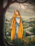 Faery Princess of Winter, Fairy Oracle, Peter Pracownik Signed Framed Prints