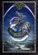 Earth Dragon , fantasy dragon, Peter Pracownik Signed Framed Prints