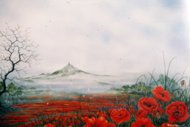 Land of Faerie, glastonbury avalon, Peter Pracownik Signed Framed Prints