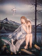 Snowgoose, Fairy Oracle, Peter Pracownik Signed Framed Prints